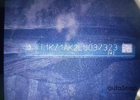 2020 Toyota Camry Xse V6 from USA, damaged, VIN 4T1KZ1AK2LU037323